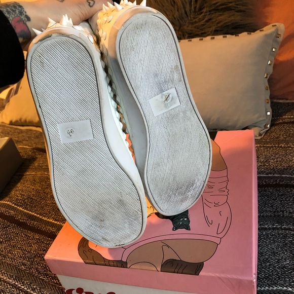 Rare Jeffrey Campbell Alva Spike Leather High - Picture 6 of 6